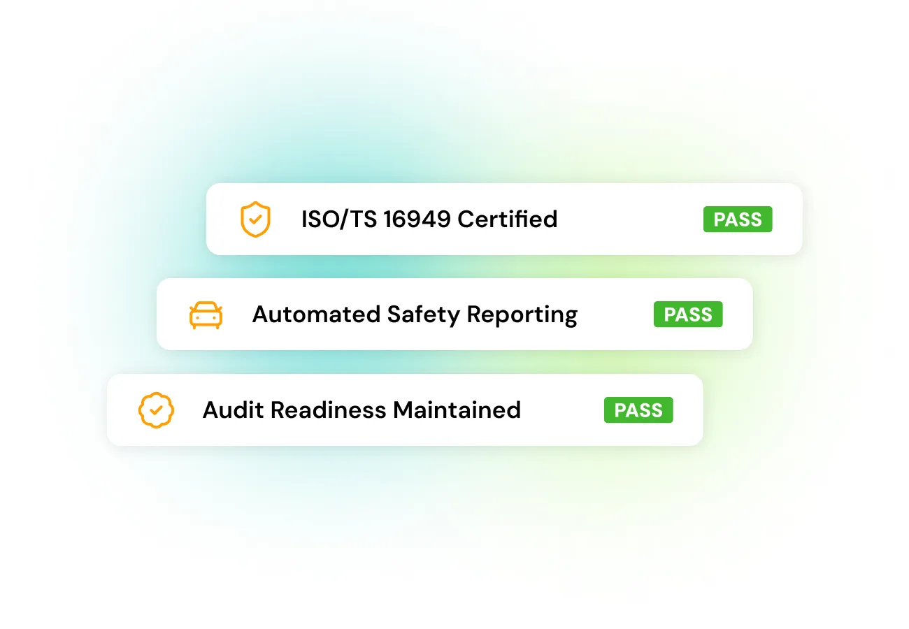 Maintain Compliance and Vehicle Safety